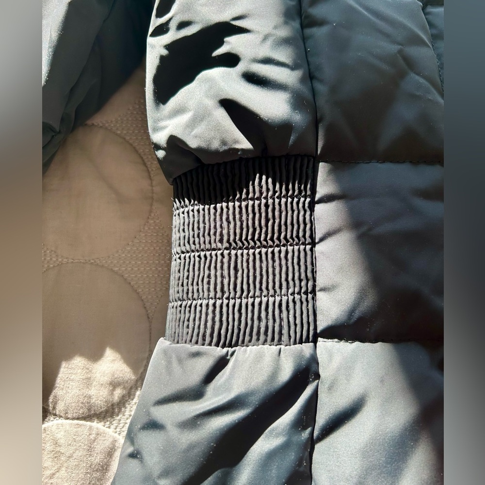 TALL Cole Haan Signature Long Down Hooded Puffer Heavy Duty Winter Coat LIKE NEW - Picture 6 of 12